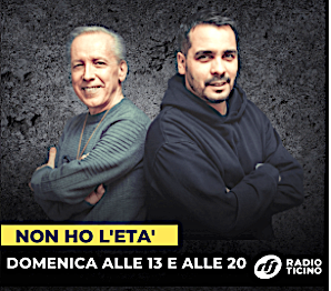 DOMANI A Radio Ticino (dalle 13:00 alle 14:00 e dalle 20:00 alle 21:00)