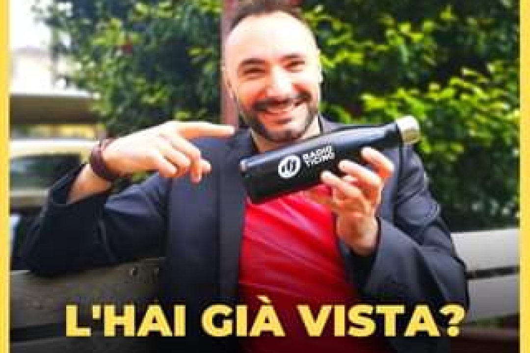 La borraccia esclusiva è arrivata in radio!