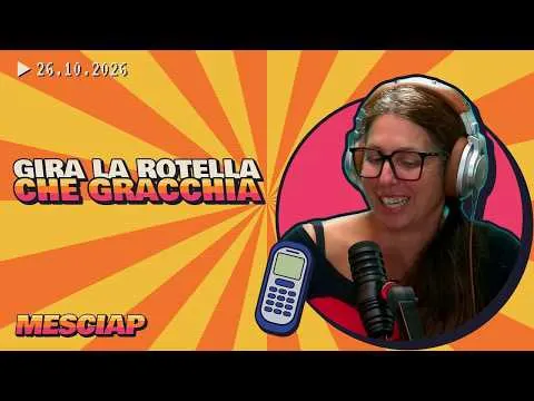 Ricordi di radio e rotelle da girare a Mesciap! · 26.10.2026